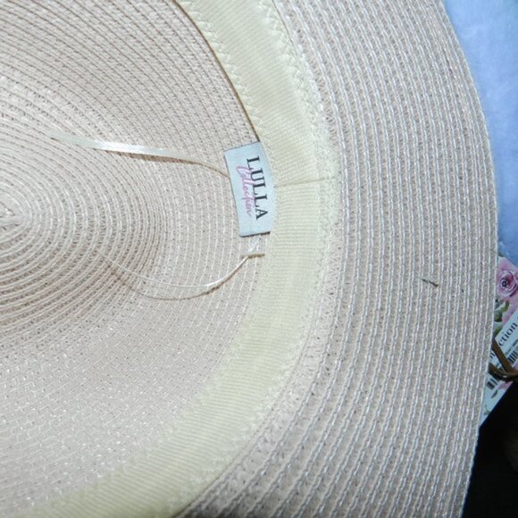 Lulla Collection Women's Woven Braided Rainbow Trim Hat NWT/🆕Ships Fast💨⚡🚚 - Picture 8 of 13